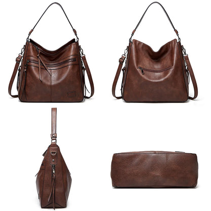 Vintage PU Leather Tote