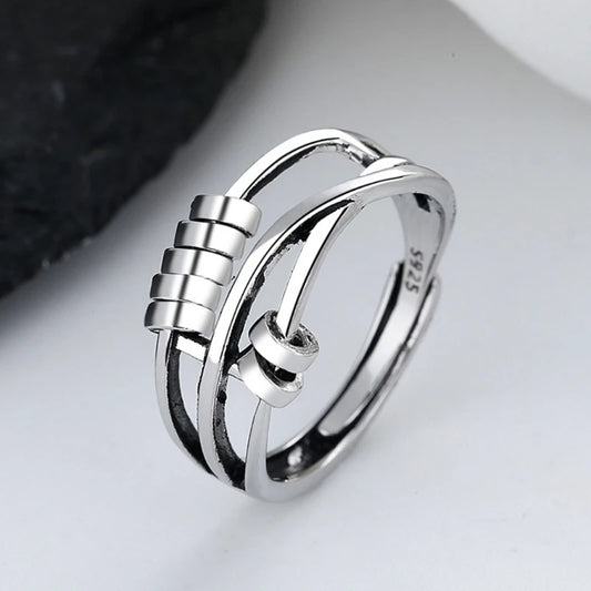 Adjustable Anxiety Fidget Ring