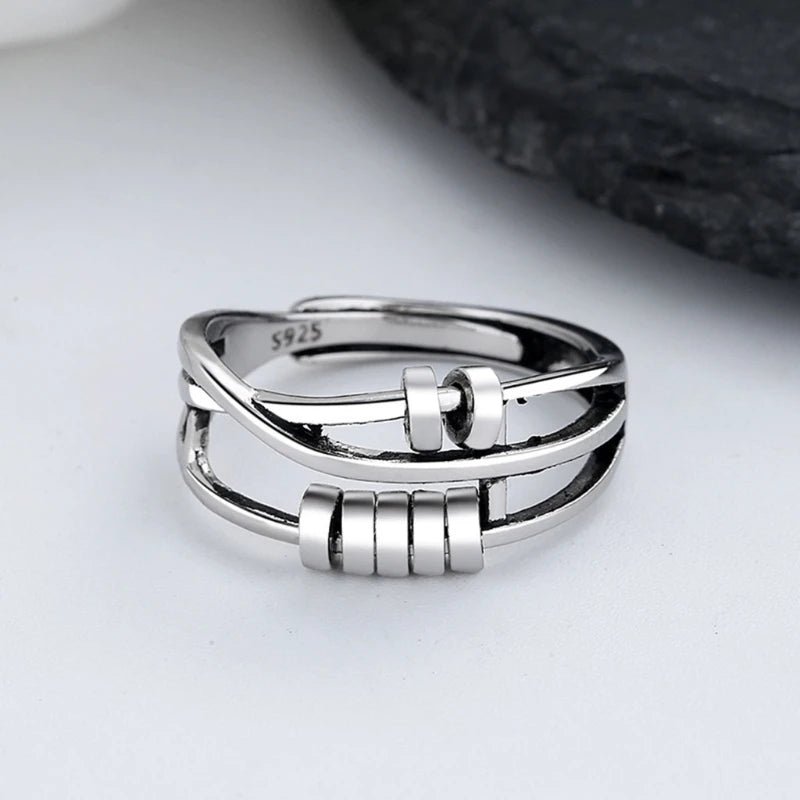 Adjustable Anxiety Fidget Ring