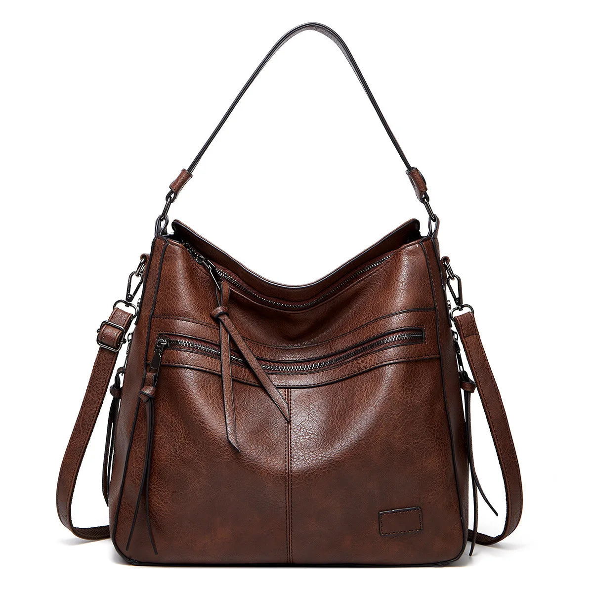 Vintage PU Leather Tote