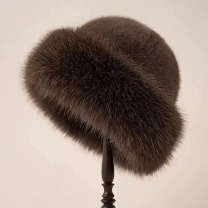 Women's Faux Fur Bucket Hat