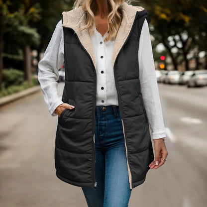 Women's Reversible Fleece Vest