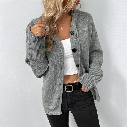 Women's Hooded Knit Sweater