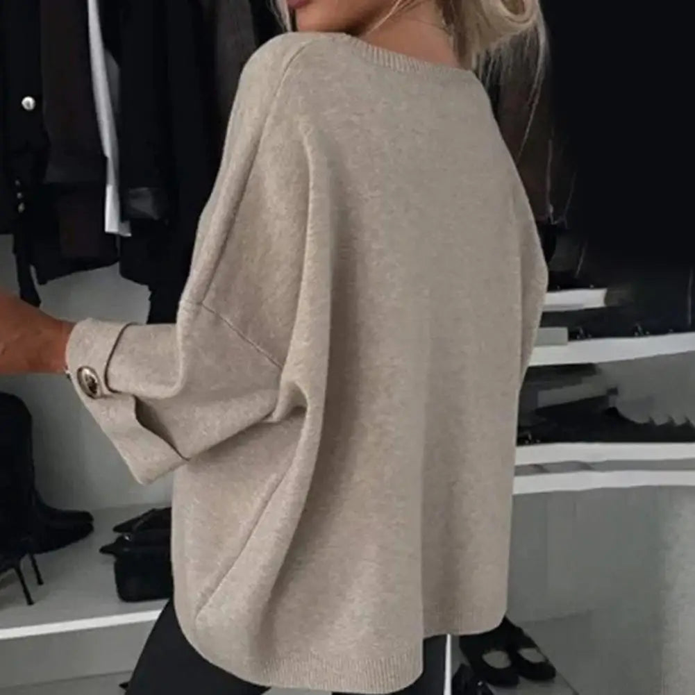 Women's Casual Long Sleeve Knit Top