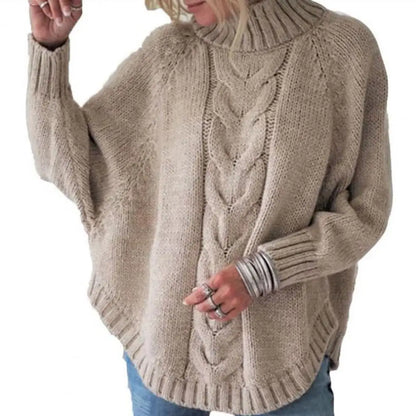 Thick Knit Turtleneck Sweater