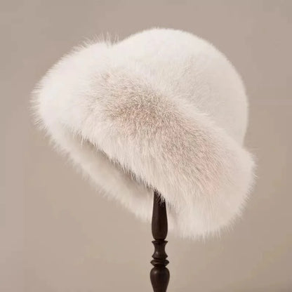 Women's Faux Fur Bucket Hat