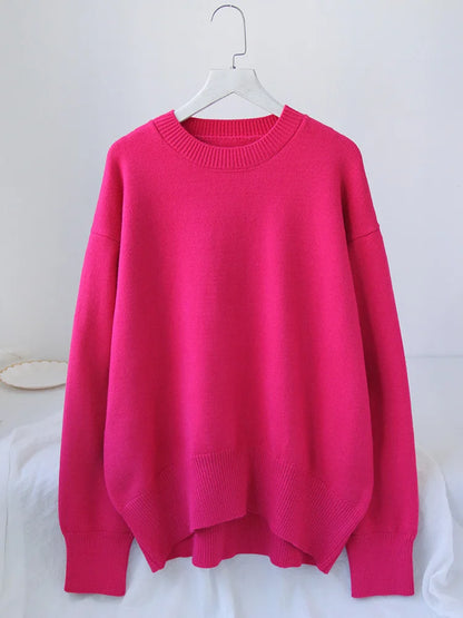 Cozy Oversized Knit Sweater – Your Go-To Autumn/Winter Staple