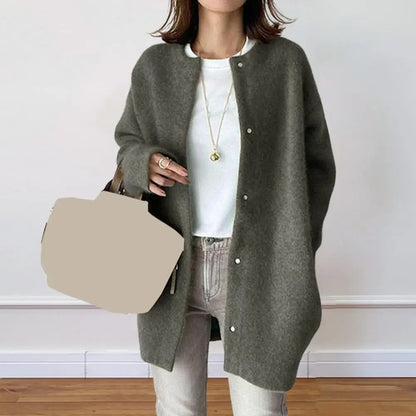 Women's Loose Fit Mid-Length Coat