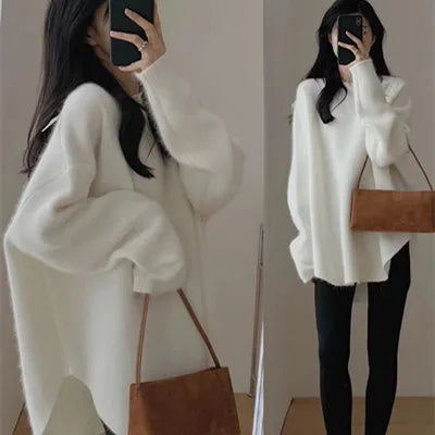 Cashmere Elegant Wool Knit Sweater