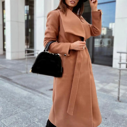 Elegant Belted Winter Coat