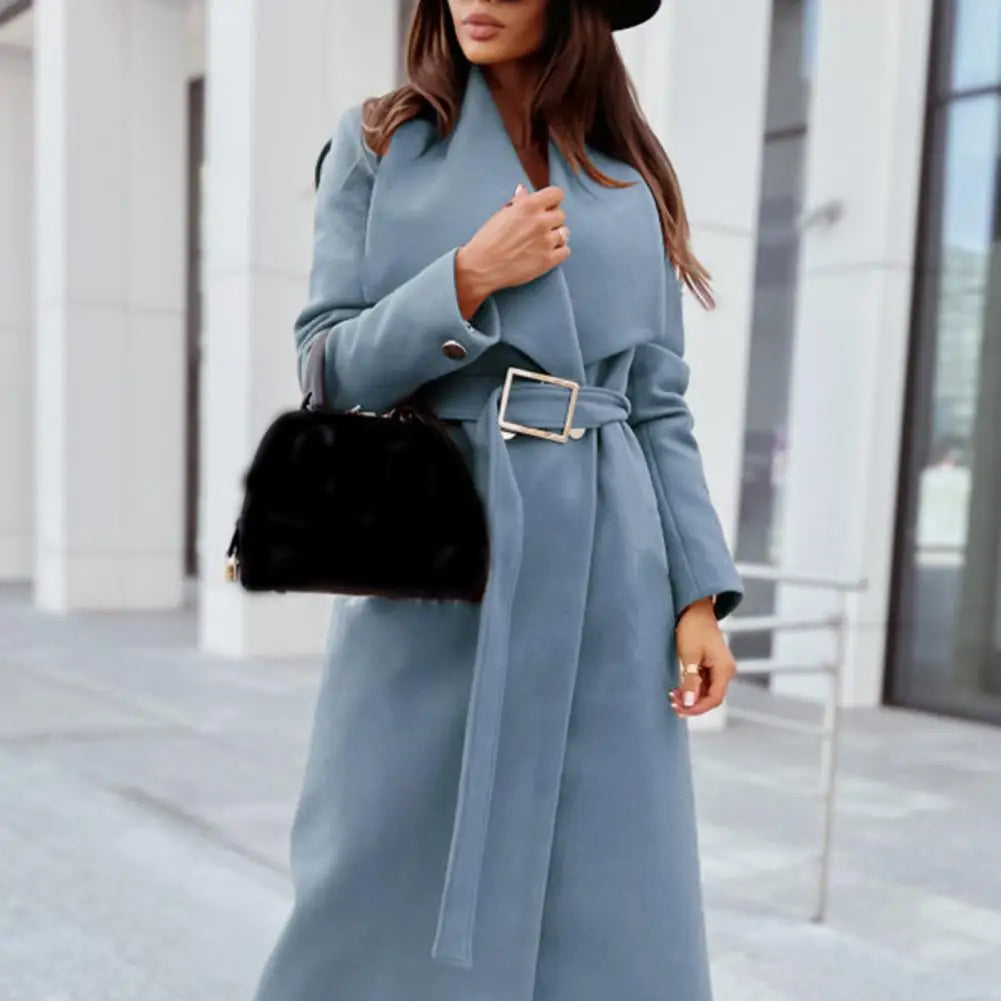 Elegant Belted Winter Coat