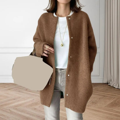 Women's Loose Fit Mid-Length Coat