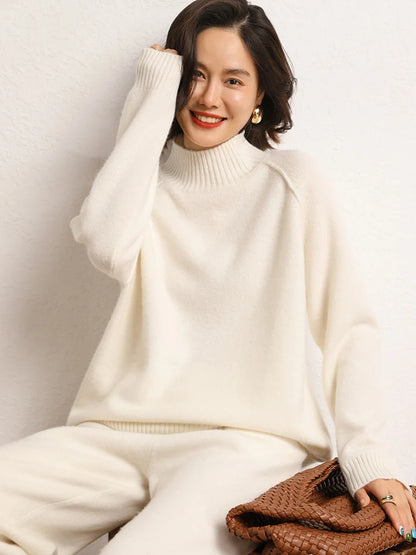 Plus Size Cashmere Pullover Sweater