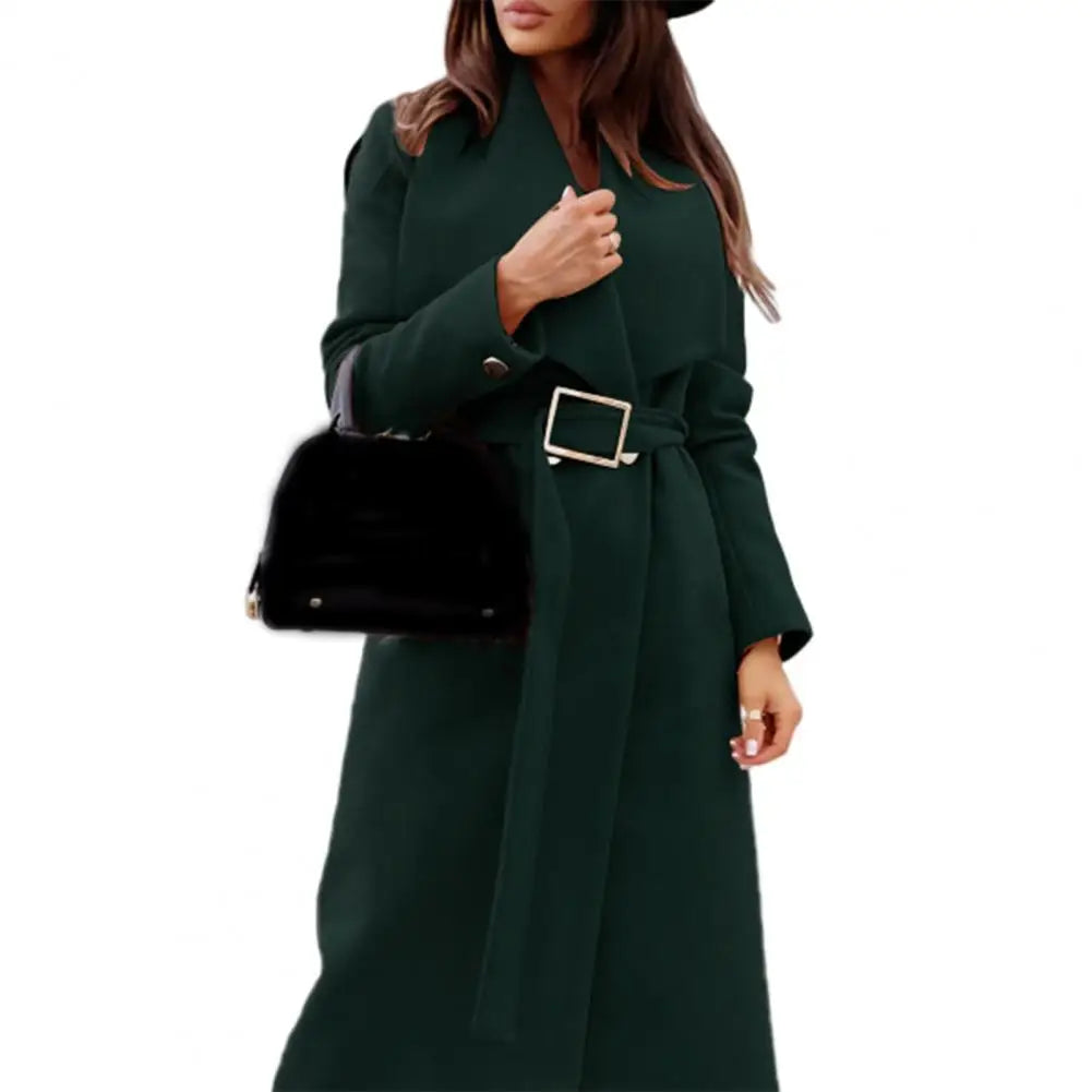 Elegant Belted Winter Coat