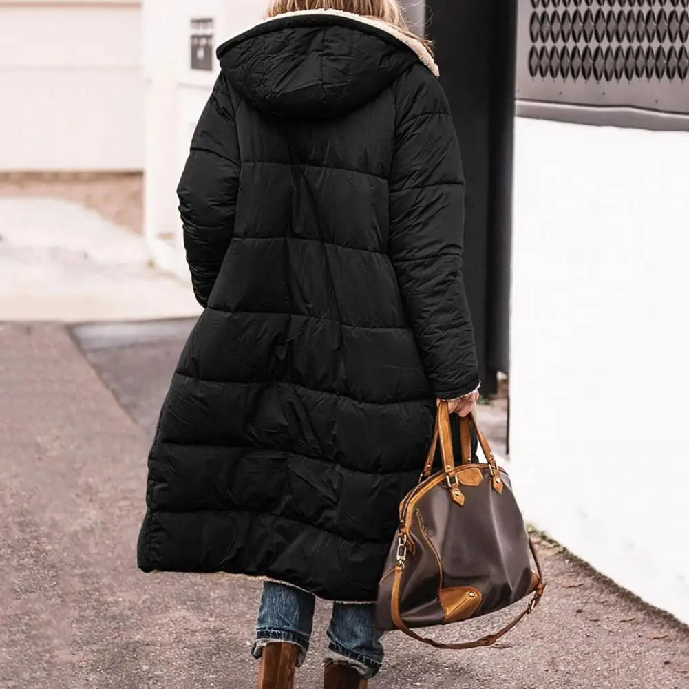 Women's Long Hooded Winter Coat – Warmth Meets Elegance