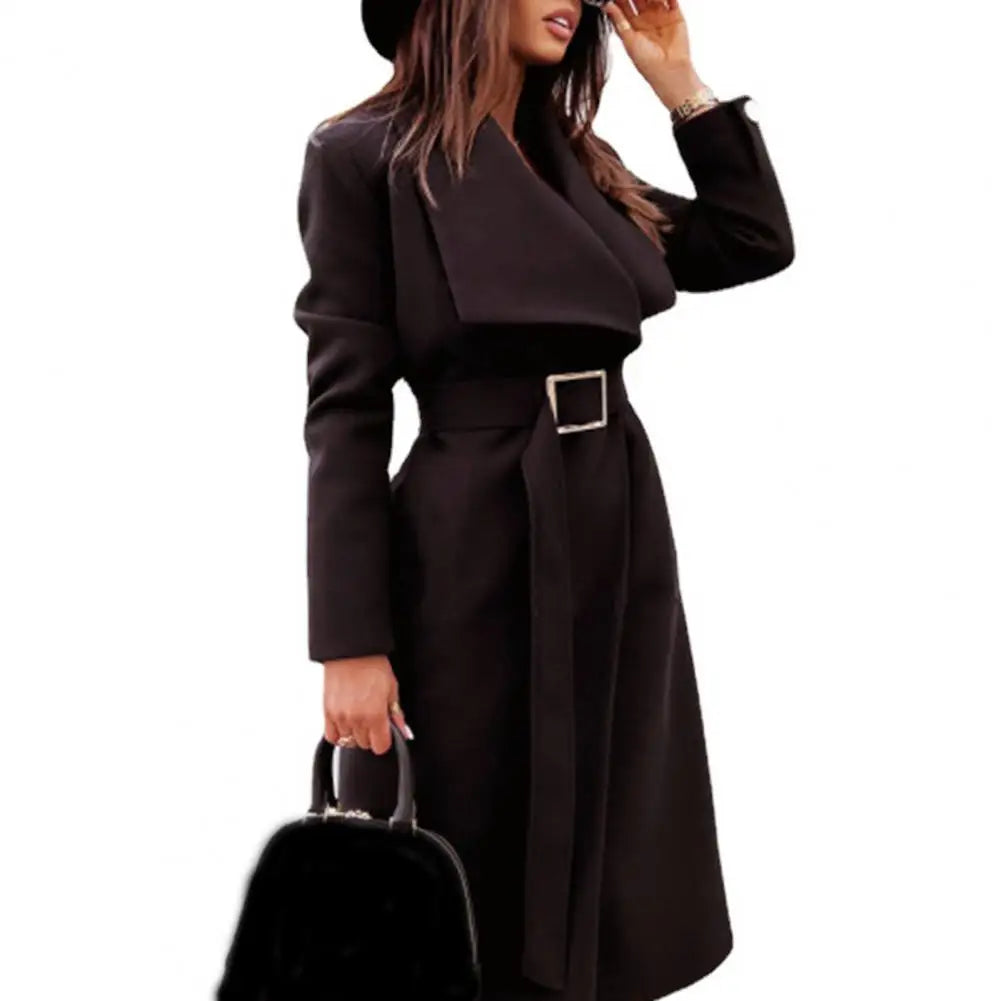 Elegant Belted Winter Coat