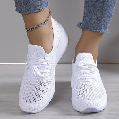 Women's Mesh Platform Sneakers