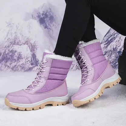 Women's Lace-Up Snow Boots