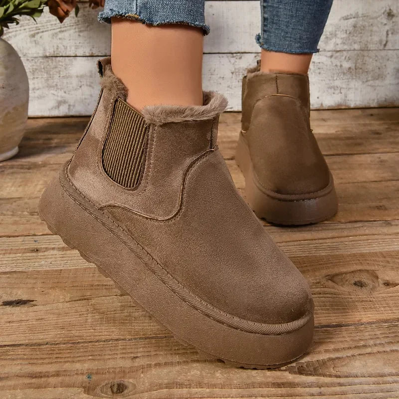 Cozy Mid-Calf Snow Boots