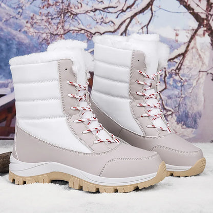 Women's Lace-Up Snow Boots