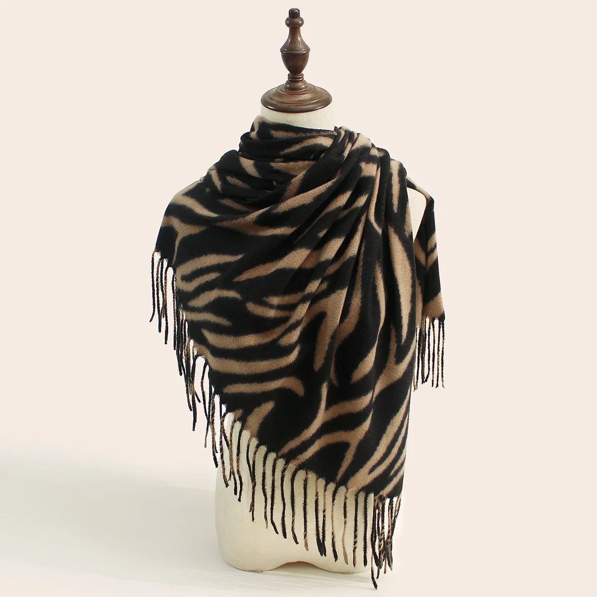 Luxury Winter Cotton Blend Scarf