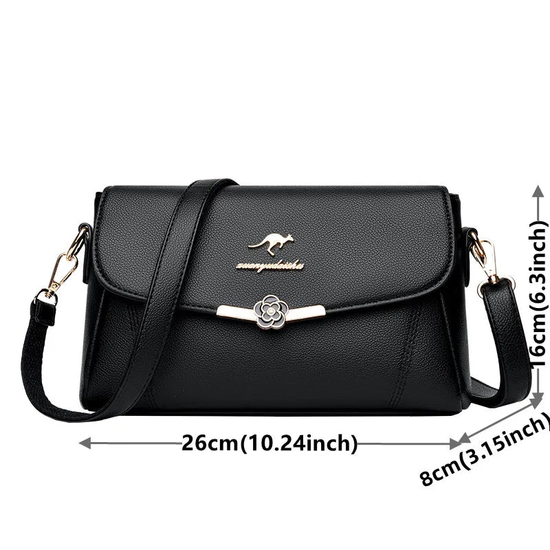 PU Crossbody Bag Casual Elegant Shoulder Bag