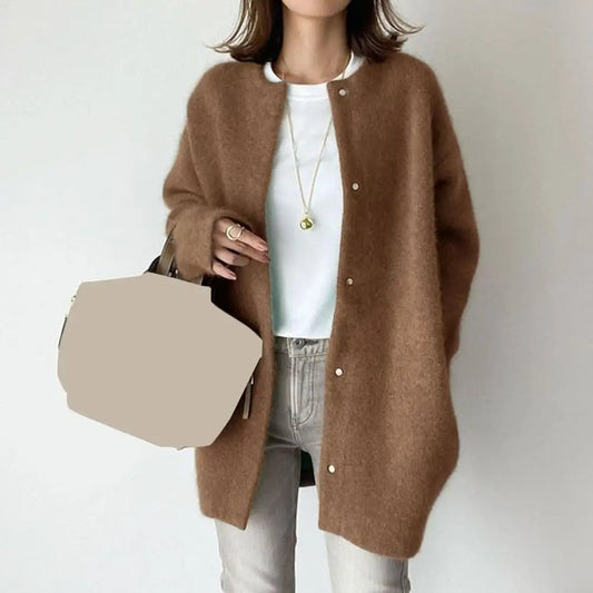 Women's Loose Fit Mid-Length Coat