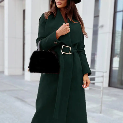 Elegant Belted Winter Coat