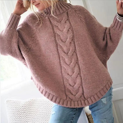 Thick Knit Turtleneck Sweater