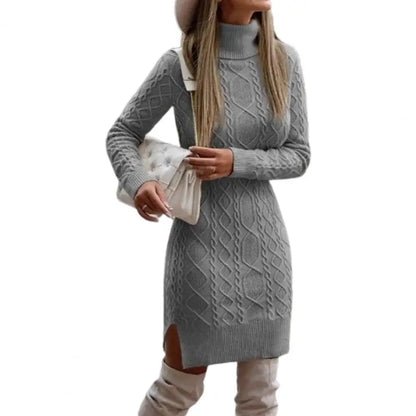 Women's Turtleneck Sweater Dress