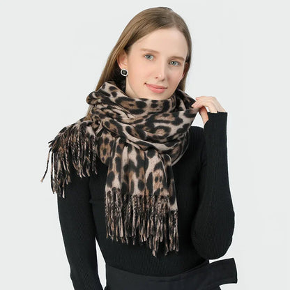 Luxury Winter Cotton Blend Scarf