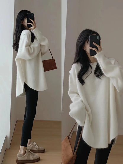 Cashmere Elegant Wool Knit Sweater