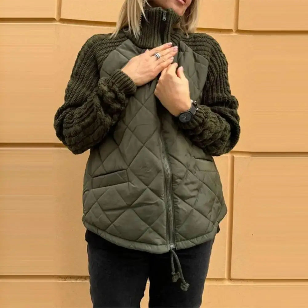 SANWOOD Patchwork Winter Coat