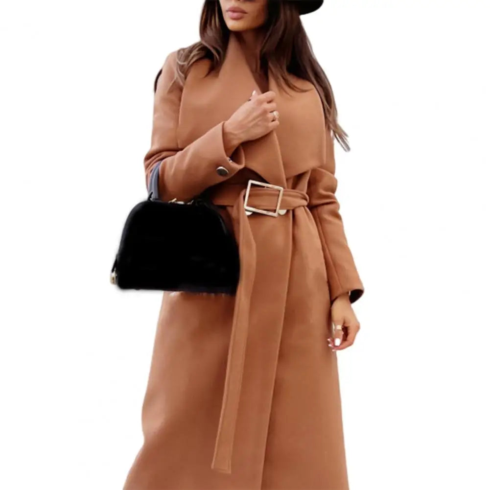 Elegant Belted Winter Coat