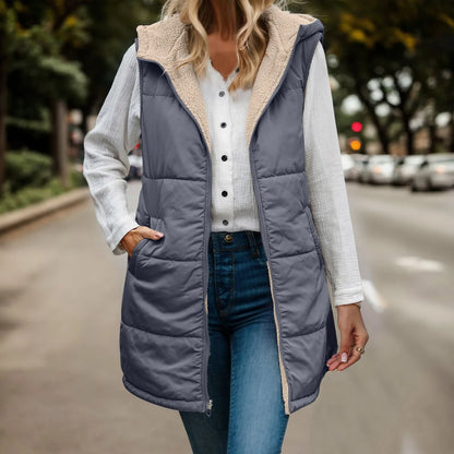 Women's Reversible Fleece Vest