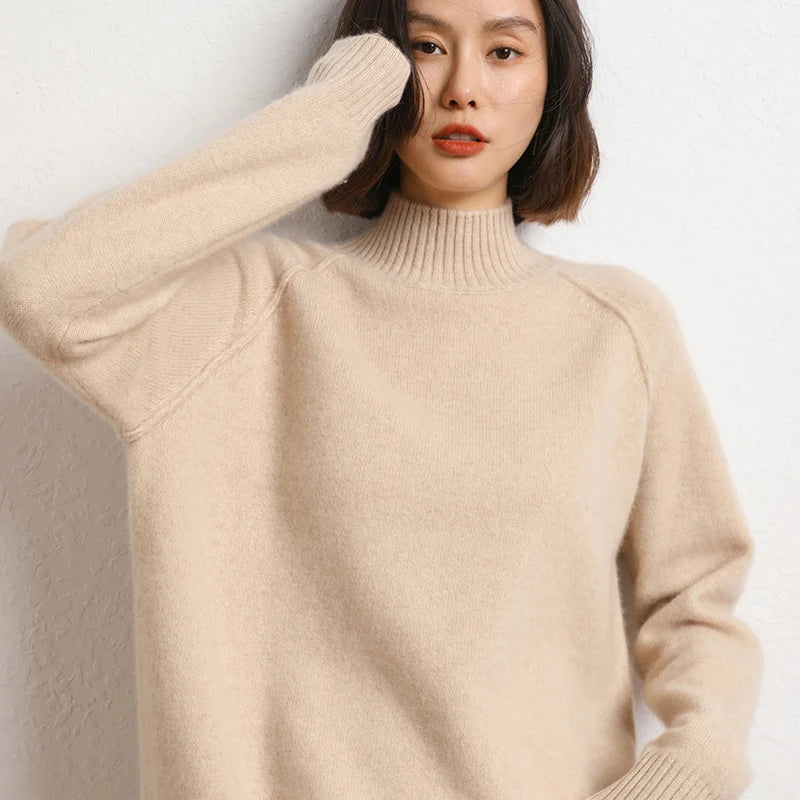 Plus Size Cashmere Pullover Sweater