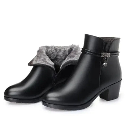 Women's Genuine Leather Ankle Boots