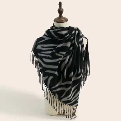 Luxury Winter Cotton Blend Scarf