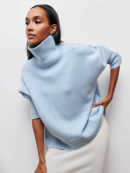 Oversized Turtleneck Sweater