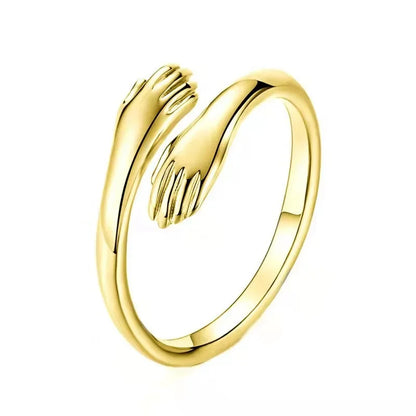 Trendy Geometric Alloy Ring