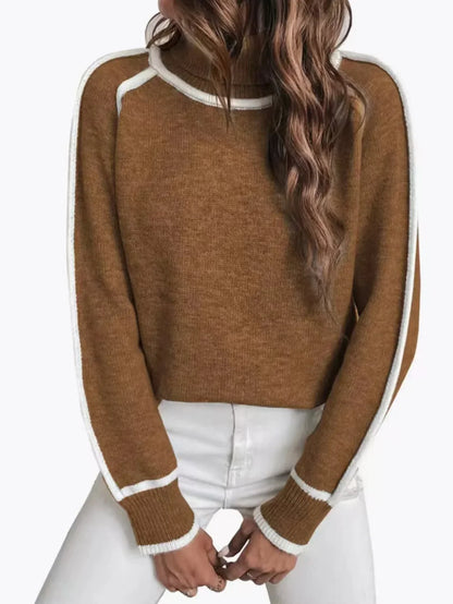 Cozy Turtleneck Loose Knit Sweater