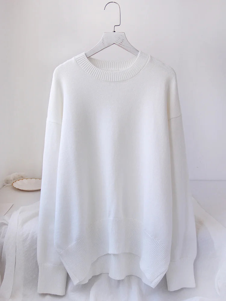 Cozy Oversized Knit Sweater – Your Go-To Autumn/Winter Staple