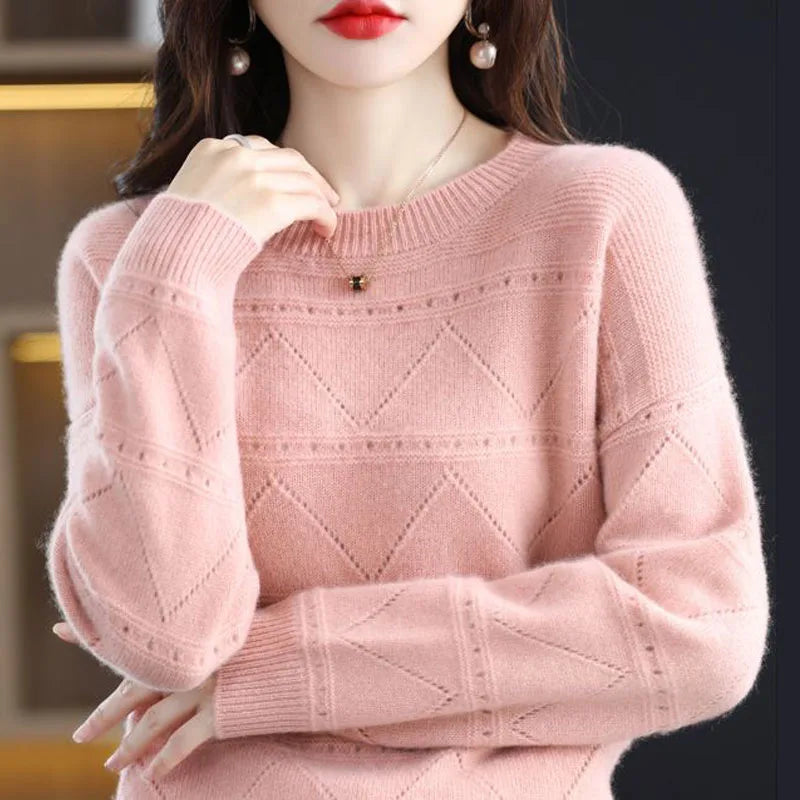 Cozy Cashmere Blend Slim-Fit Sweater