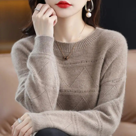 Cozy Cashmere Blend Slim-Fit Sweater