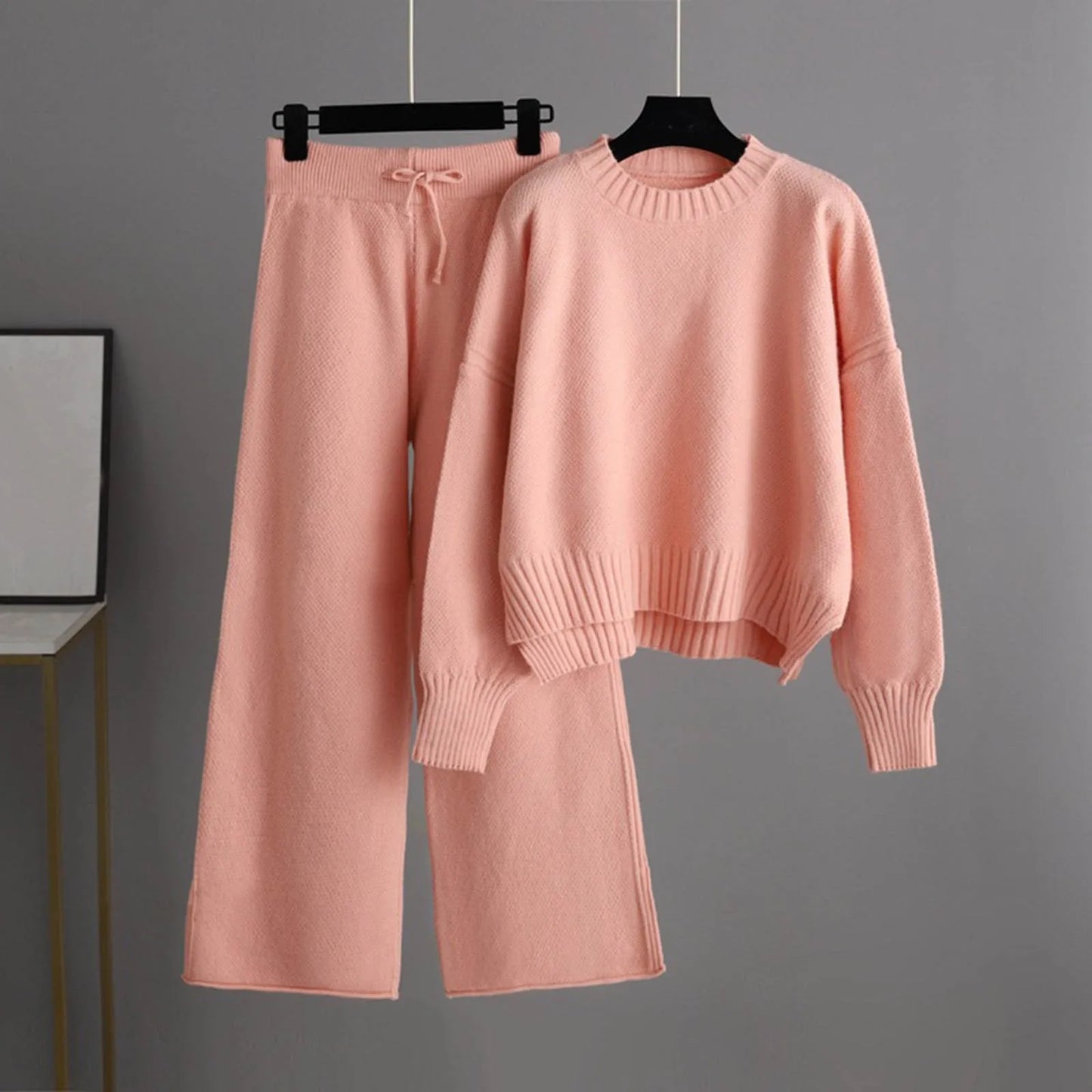 Indie Folk Knit Two-Piece Set