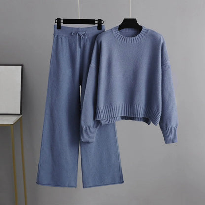 Indie Folk Knit Two-Piece Set