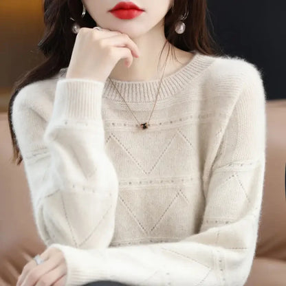 Cozy Cashmere Blend Slim-Fit Sweater