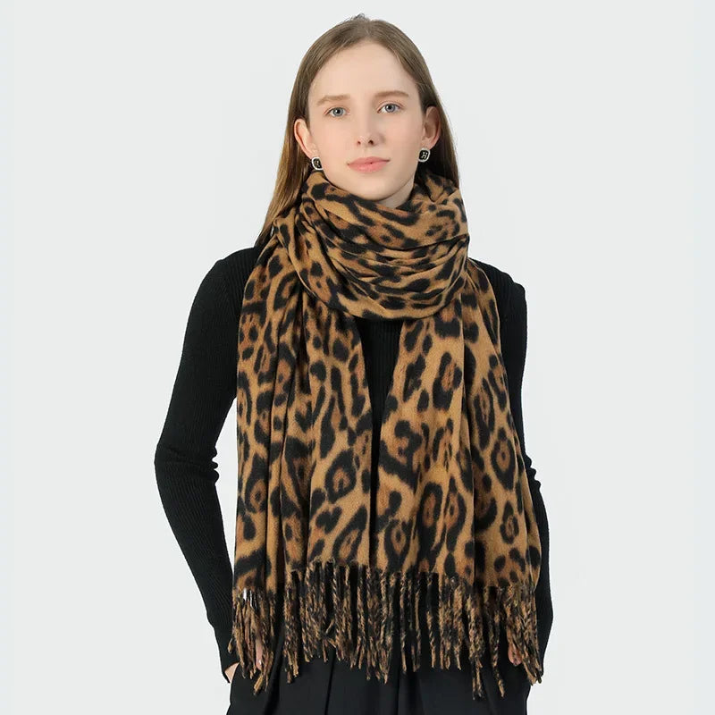 Luxury Winter Cotton Blend Scarf