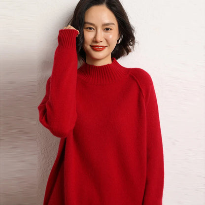 Plus Size Cashmere Pullover Sweater