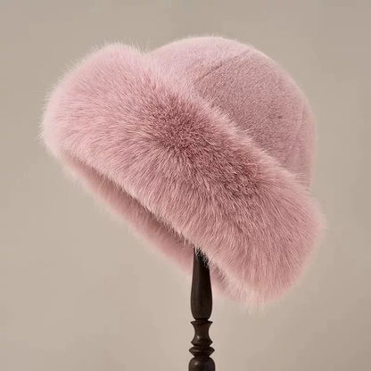 Women's Faux Fur Bucket Hat